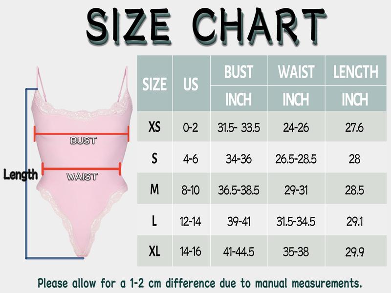 Starrylion Lace Body Suit Square Neck Tops for Women Sleeveless Spaghetti Strap Tank Top Bodysuits for Women Sexy Jumpsuit