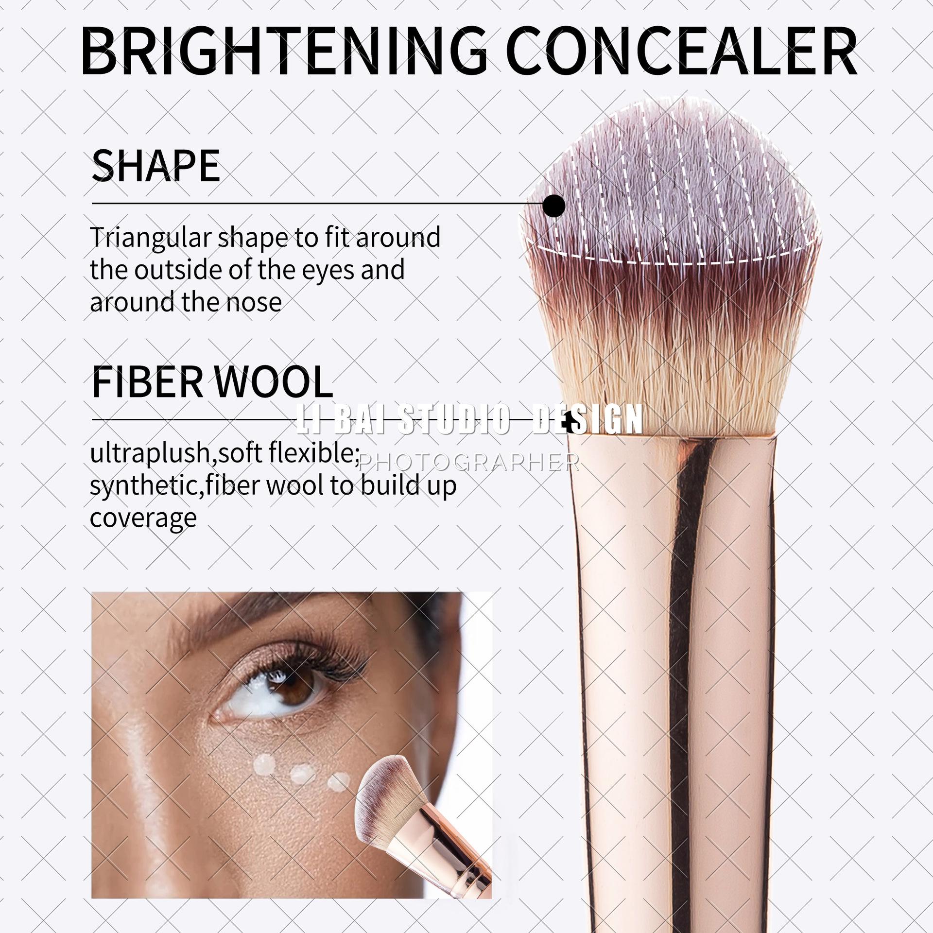 Multifunctional Twin-headed Makeup Brush Set (4 Pcs), Premium Synthetic Bristles Suitable for Liquid/Cream/Powder Foundations, Silky Touch for Flawless Makeup, Travel-friendly Makeup Tool, Soft Cosmetic Brushes, Ideal Gift for Women & Girls