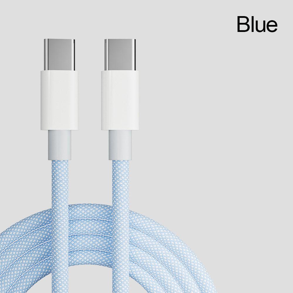 New Type-C Fast Charging Data Sync Cable, 60w Quick Charger, Compatible with iPhone 16 Pro Max/15, Samsung S24, iPad, Macbook, Durable High-Efficiency Data Transfer