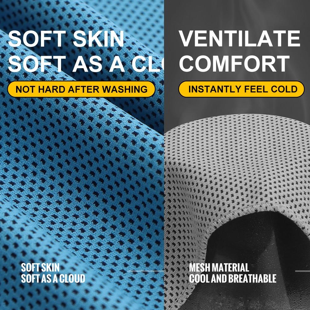 3pcs/5pcs Cooling Sweat-Wicking Quick-Dry Sports Towel, Soft Skin-Friendly Breathable Comfort, Gym Running Basketball Sports Towel