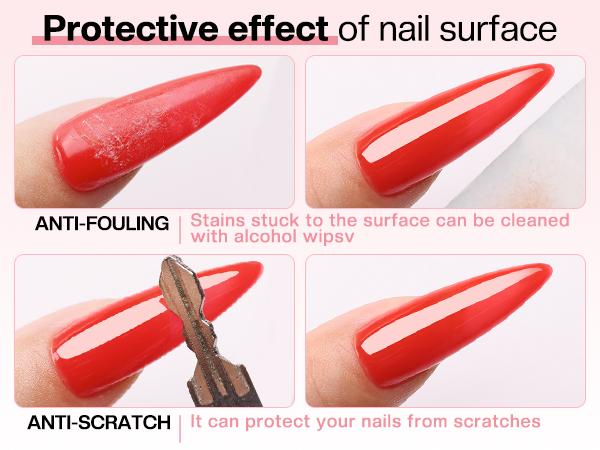 Morovan Gel Base Top Coat: No Wipe Gel Shine Matte Top and Base Coat Set - Soak Off Nail Lamp Long Lasting Top Coat Nail Polish and Gel Base Coat for Women Salon DIY