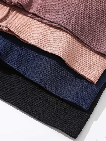 Women's Plus Size Backless Zipper Vest Style Yoga Top, Tight-Fitting All-Season Workout Tank, Moderate Fabric Comfort Wear