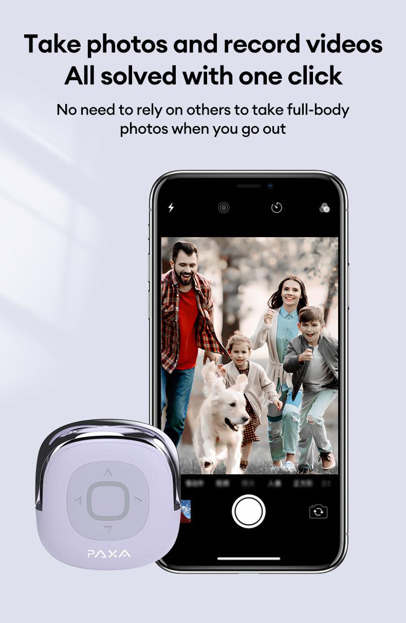 T7 TWS Bluetooth Remote Control Earbuds for Short Videos Viewing & Camera Remote HIFI Stereo Audio Headphones Compatible with Various System Electronic Headset