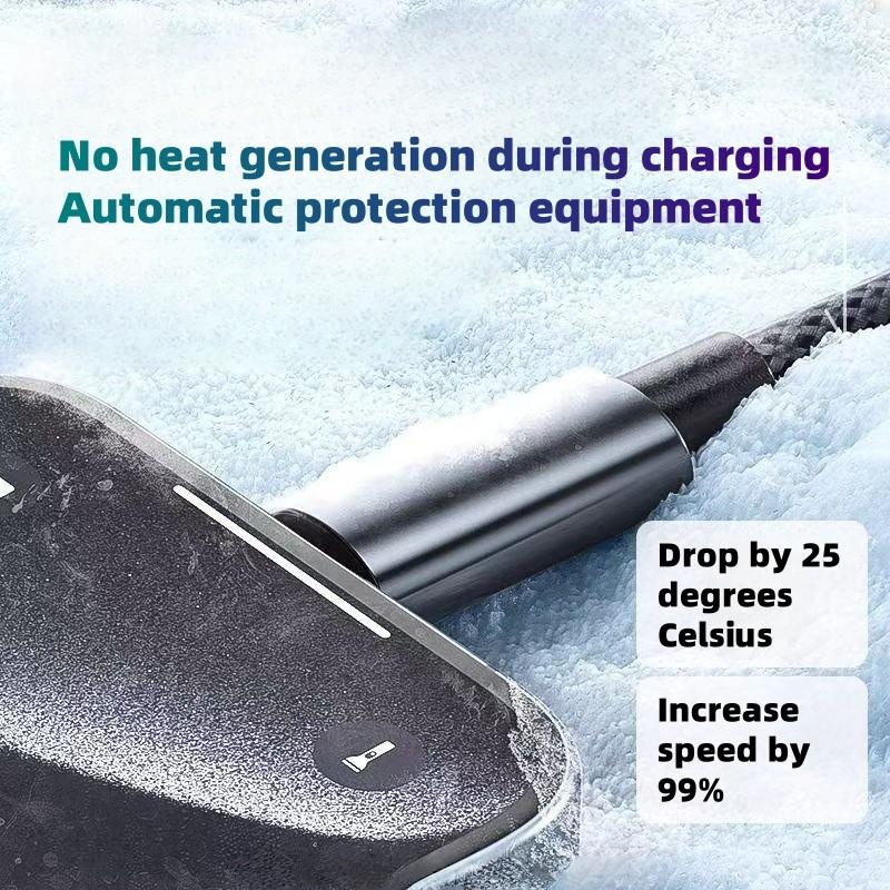 Super Fast Charging Data Cable, Durable, USB to Type-C Interface, Compatible with Samsung S23/s22/s21, Xiaomi Mi 12 Pro/k50/k60, Huawei P40/p60, Oppo