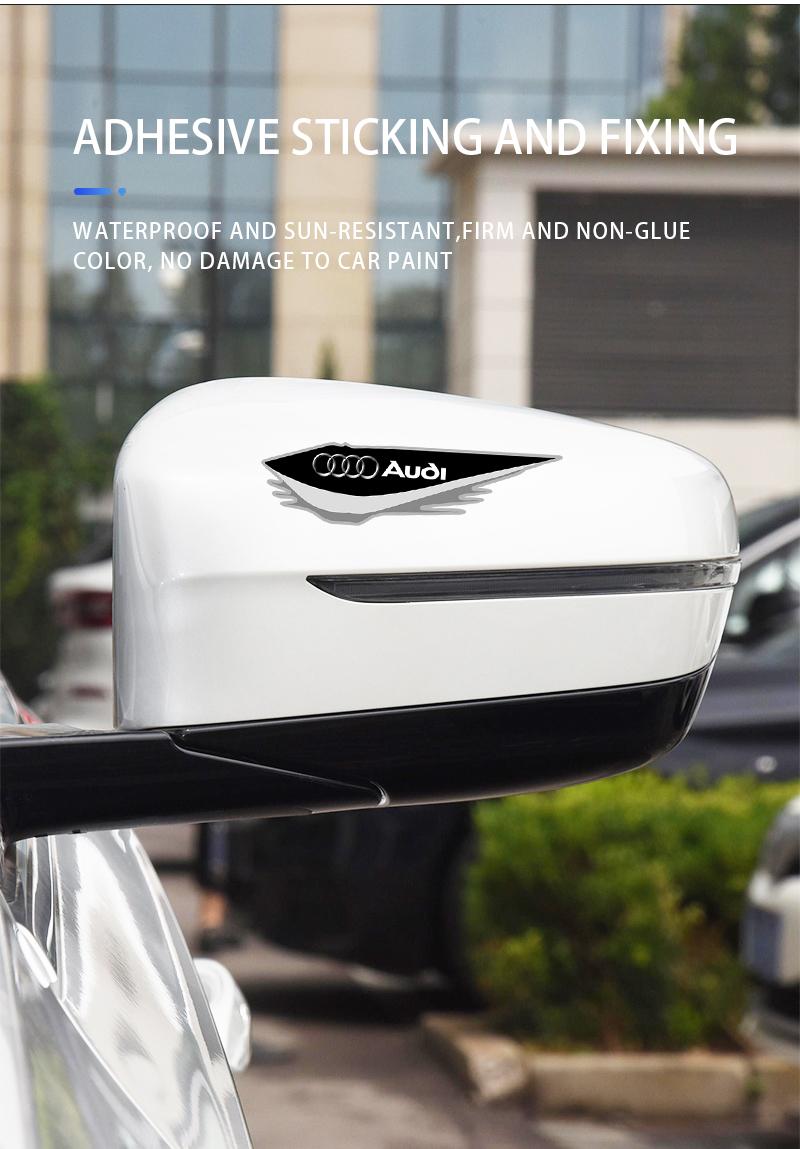 Car Body Decal Stickers Styling Emblem Accessories For Audi Q7 A8L A5 A6 A7 Q8 A4 SQ7 S4 S8 S6 S7 S5 S3 SQ5 e-tron Q5 Q3 Q6 SQ6 SQ8 Q4 SQ2 A3 TTS Q2 A8 S1 A1 Quattro