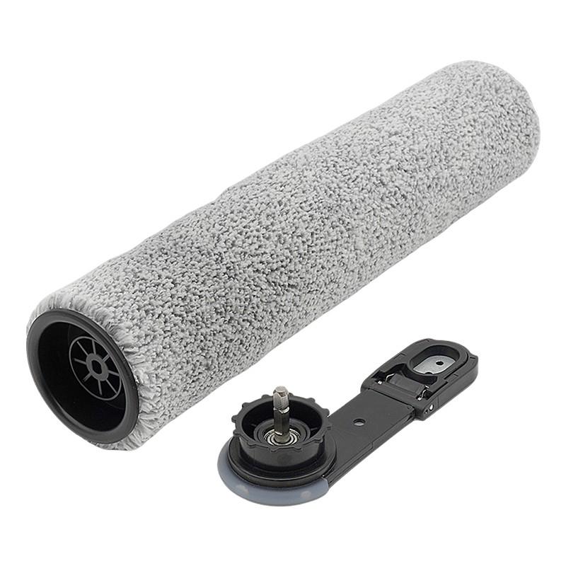 Replacement Roller Brush and Filter Kit Compatible with Tineco Floor ONE Stretch S6, Switch S6, i5, i6, S7, S9 Series Vacuum Cleaner, 2 Brushes, 2 HEPA Filters, 1 Cleaning Brush，Gray and Black