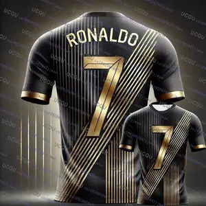 2026 Ronaldo 7 Special Edition Football Jersey Oversize Sportwear Speed drying Training Uniform Soccer Jersey Kid Adult T-shirt