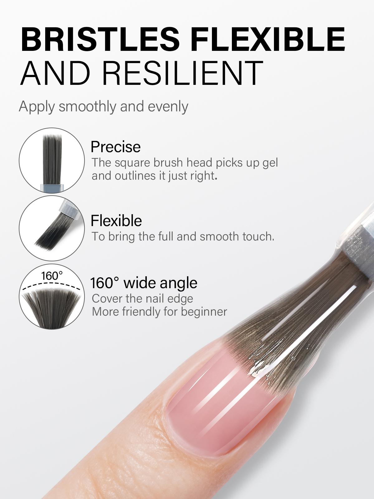 AILLSA 2pcs 15ml Long Lasting Base Gel & Top Coat Set for Nail Polish, Glossy Shine Finish, No Wipe Top Coat, DIY Nail Art Tool, Manicure Cosmetic Cutics