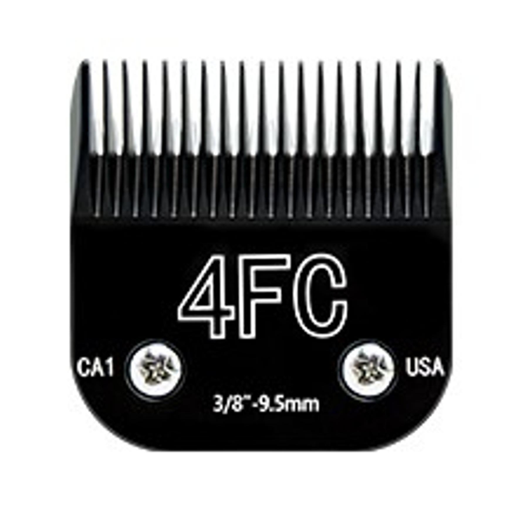 Universal Dog Grooming Blades - Size 7FC, 1/8" Cut Length, Ceramic & Stainless Steel, Black, Compatible with Andis, Oster A5, Wahl KM Series Pet Detachable Clippers, Ceramic&Steel