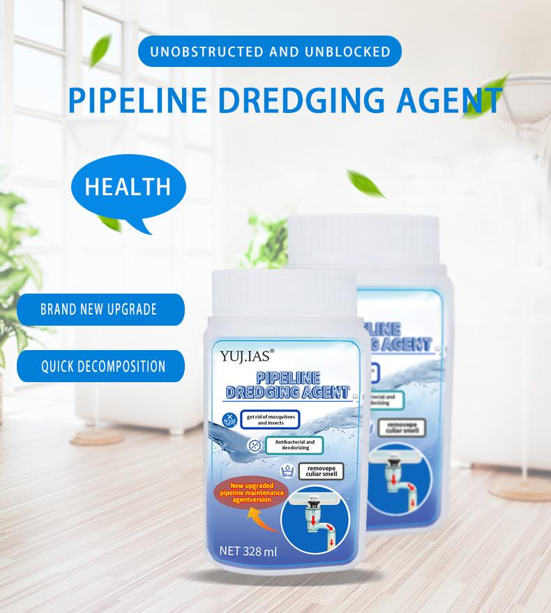 YUJIAS Pipe Cleaning Agent for Kitchen & Toilet   For Routine Maintenance & Minor Clogs | Powder Formula | 328ml
