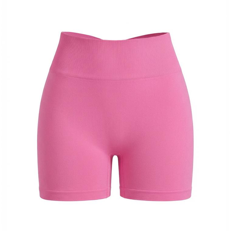 Women's High-Waist Seamless Workout Shorts, Tummy Control Design, High-Stretch Comfortable Activewear, Stylish Fitness Bottoms, Running Training Shorts