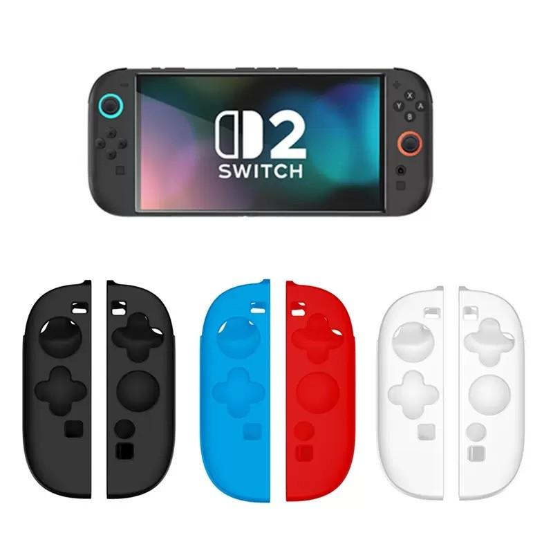 Switch 2nd Generation Left Right Controller Grip + 2 Joystick Caps, Enhanced Gaming Experience, Durable Design, Perfect Fit