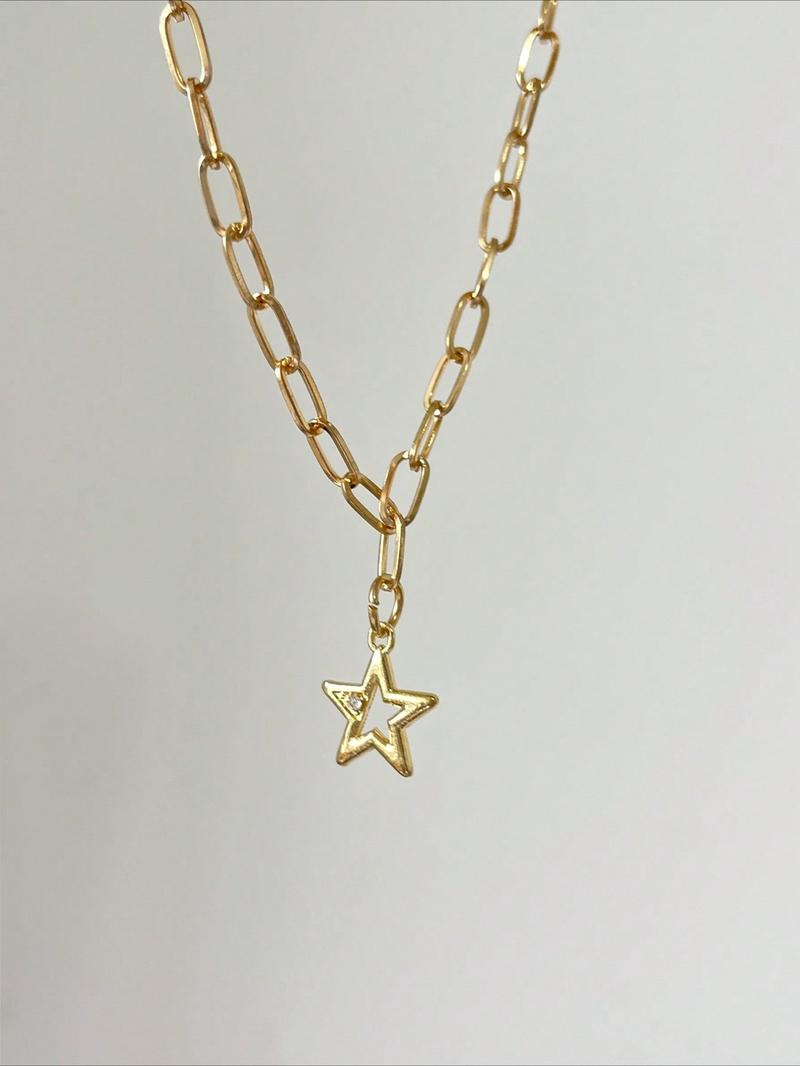 Women's Retro Star Cherry Pendant Necklace Set, Trendy Multi-Layered Design for Daily Wear & Parties, Perfect Gift for Her, Layered Necklaces