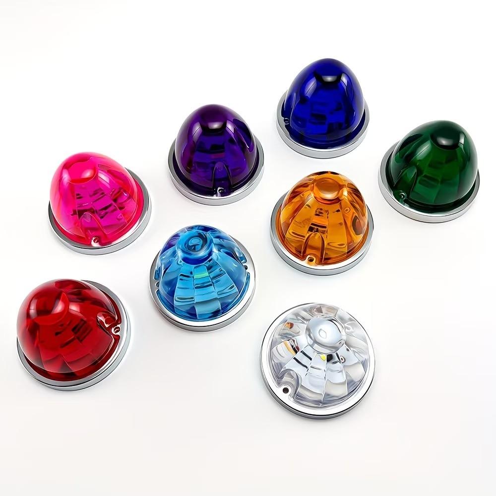 2pcs Truck Lights Watermelon light 12-24v Flashing and Constant Light Side Lights Tail Lights for Trucks Vehicles Semi-trailers Boat Trailers