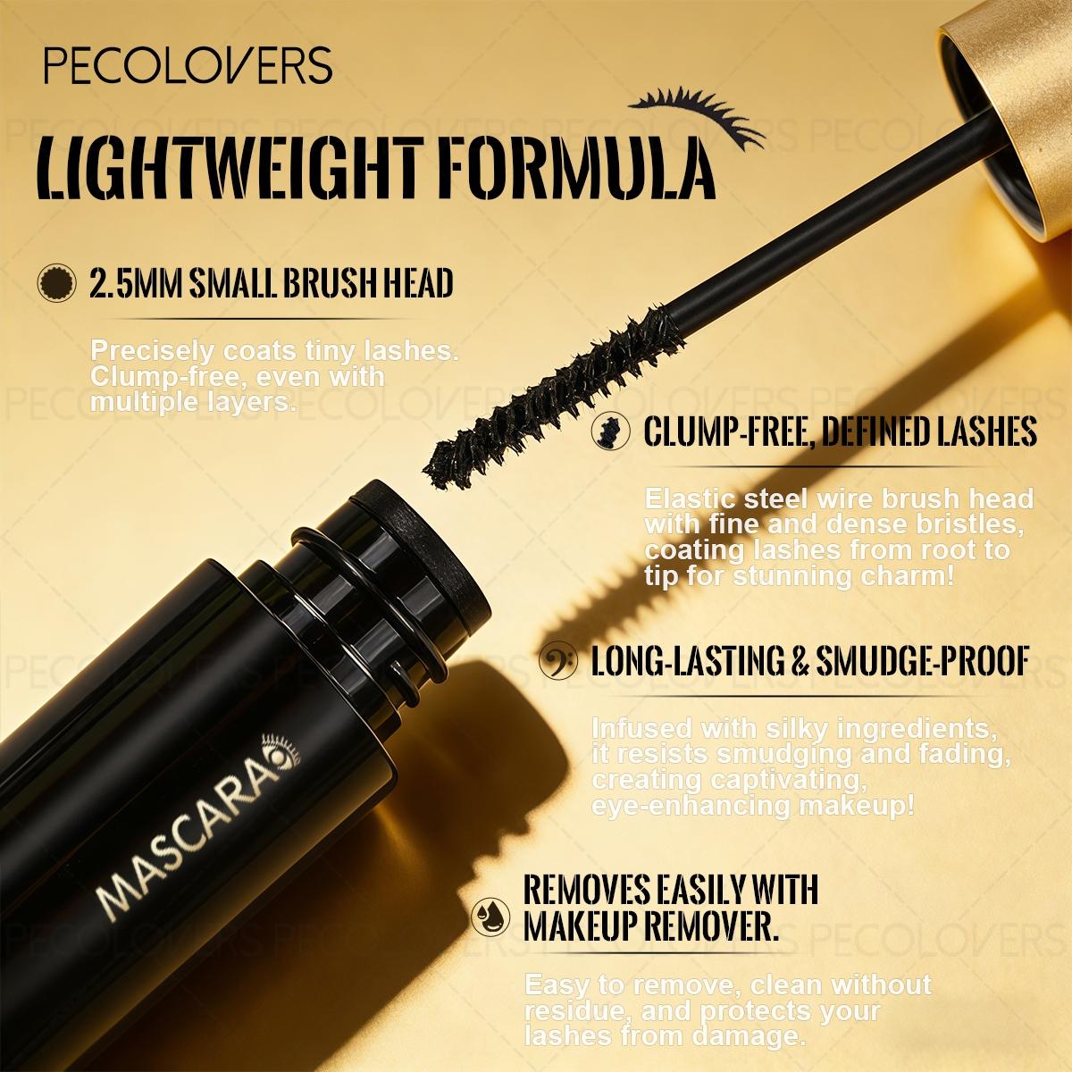 1pc Eyelash Mascara- Chic Metallic Black Exterior, Fiber-Enhanced Extra Long Effect, Curling & Volumizing Dual Action, All-Weather Smudge-Proof Wear, Gentle Application, Perfect for Special Occasions & Daily Glam Look - Waterproof Lengthening Mascara