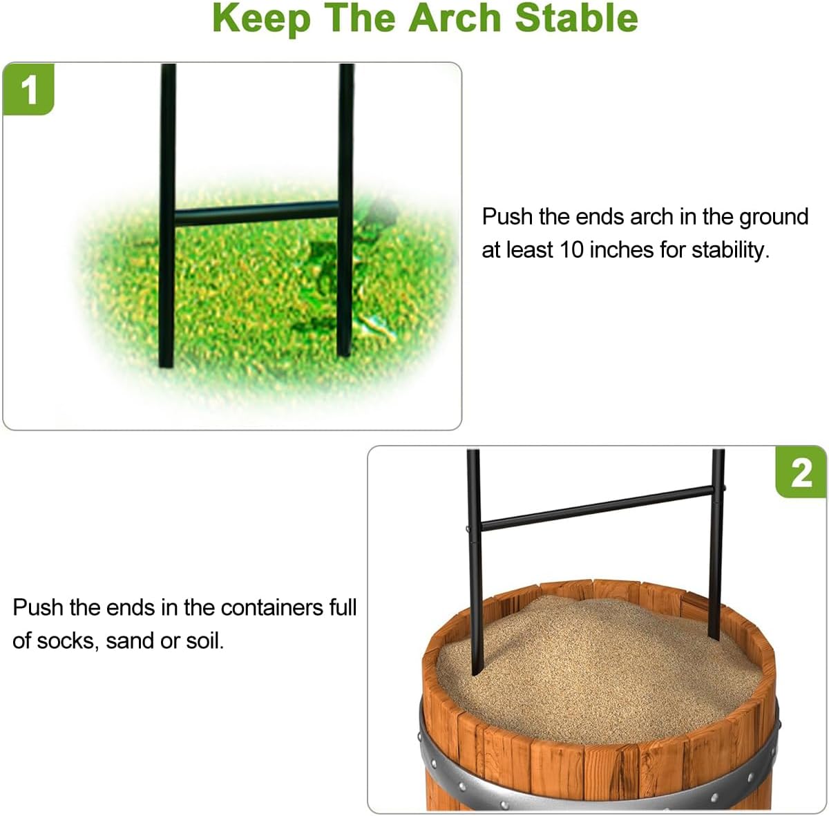 7.9 Ft H x 4.6 Ft W Metal Pergola Arbor Garden Arch Assemble Freely 2 Sizes Garden Trellis for Climbing Plants Outdoor Halloween Decor Wedding Bridal Party Decoration Wide Arbor 1 Pack