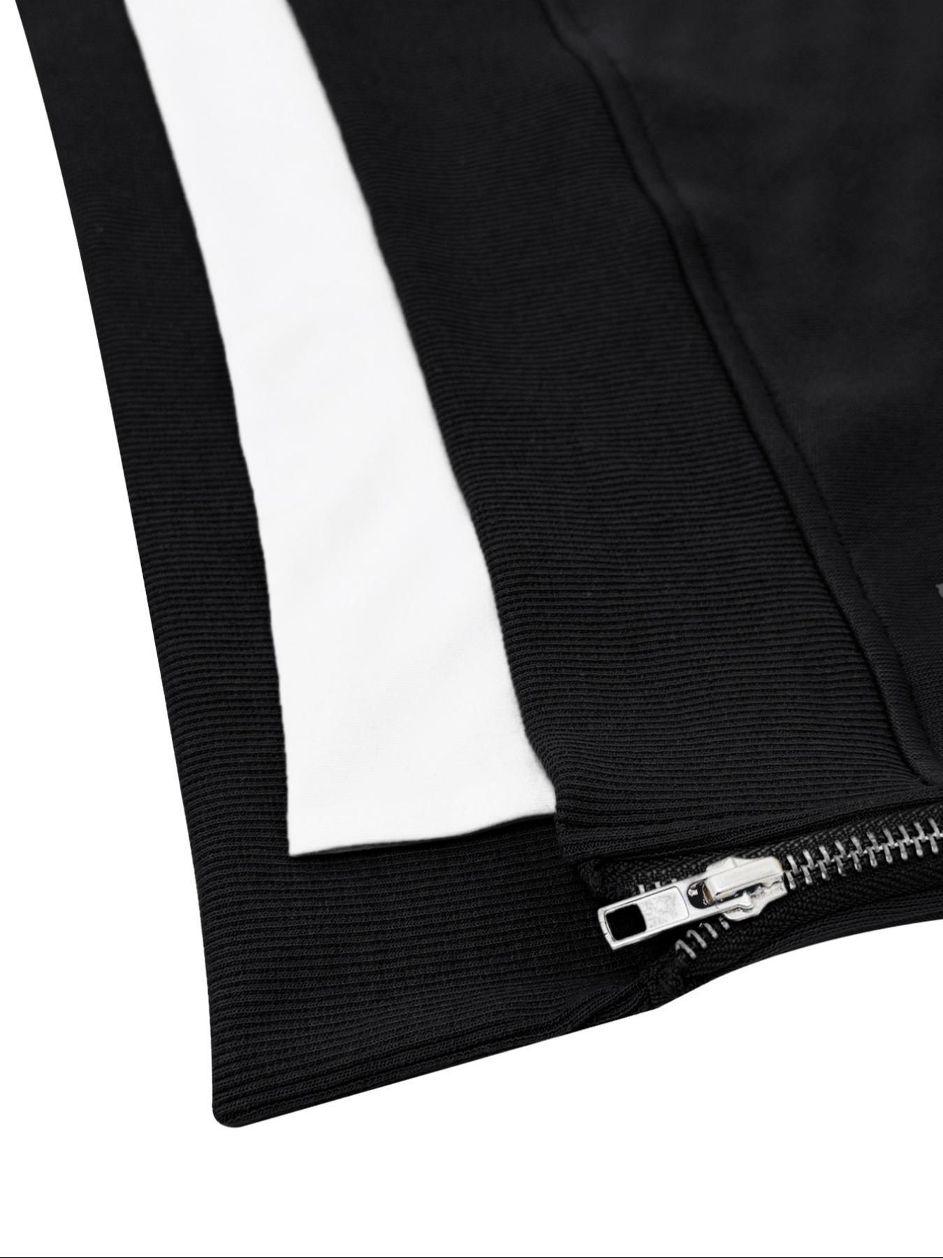 LovelyWholesale Valentine's  Women's Colorblock Long Sleeve Pullover Hoodie, Casual Loose-Fit Side Zipper Design, Comfortable Fall & Winter Fashion