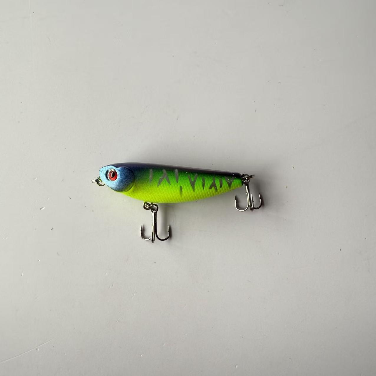 Large brand replica, popular, 1pcs, Luya bait floating water pencil words dog horse mouth trout Luo Fei white bait special kill, suitable for freshwater and seawater fishing accessories fishing gear supplies