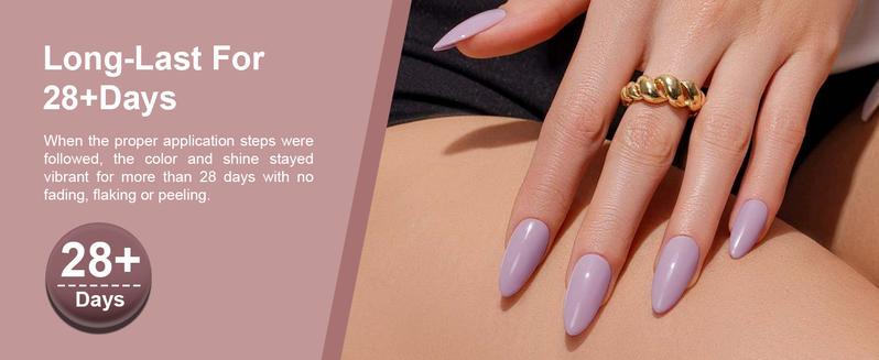 JODSONE 2025 New Upgraded Version 10ml Nude  Gel  Polish Set 6Colors Fast Drying & Long Lasting Neutral Brown Red Purple  Polish Lacquer Glossy Art for  and Salon Need U V Lamp pink  at home nail kit