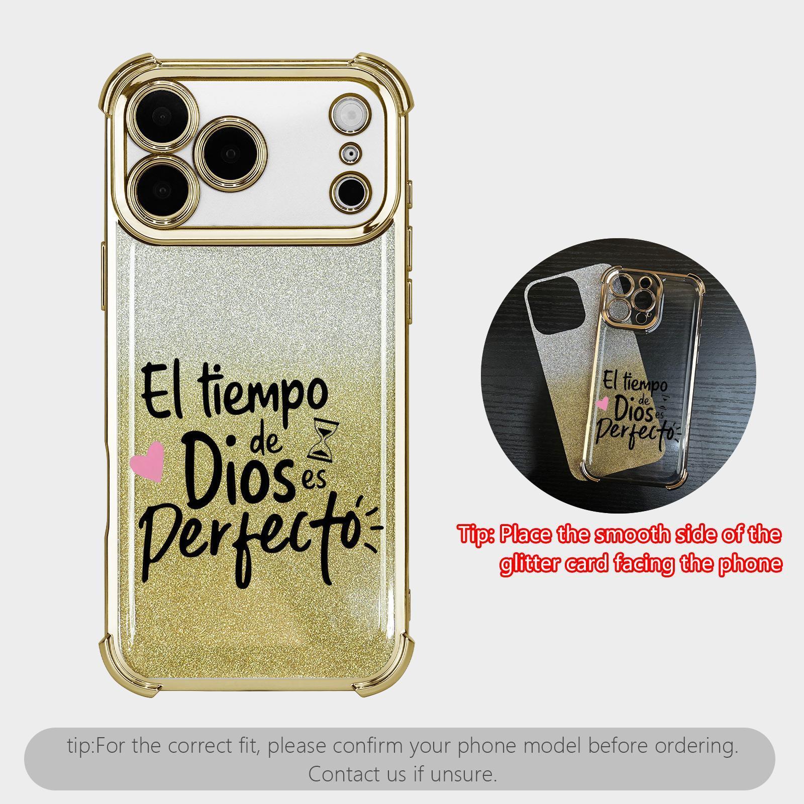 Women's Shockproof Glitter Electroplated Bumper Phone Case with Flower Lanyard, Religious Faith Gift, Fits Many iPhone (17 Pro Max, 16, 15 Plus, 14, 13, 12, 11, XR, XS) & Samsung Galaxy (S25, S24, S23, S22) Mobile Phone Accessories, Model NN123