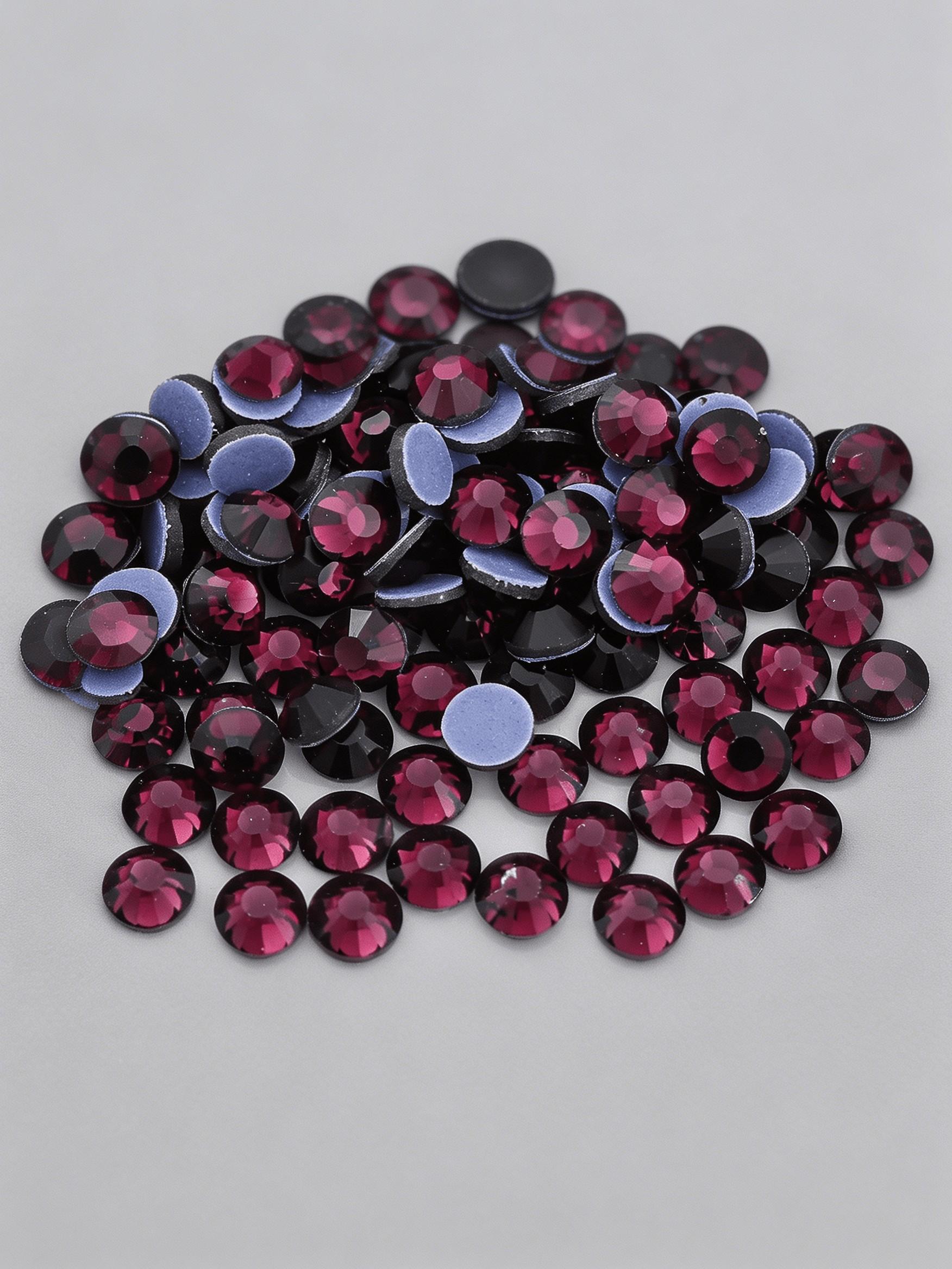 2880pcs Deep Hot Press Crystal Rhinestones, Wedding Dress Shoe Decoration, Suitable for High-End Customizers, Solid Pattern