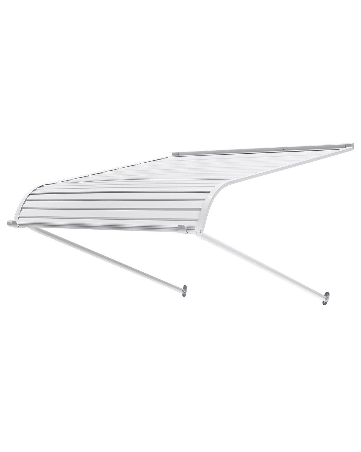 【Summerfinds】VEVOR Rectangular Aluminium Awning, 40x42 in Sturdy Stable UV-Prevention Exterior Canopy, Windproof Weatherproof Lightweight for Door Entrance Windows, Patio