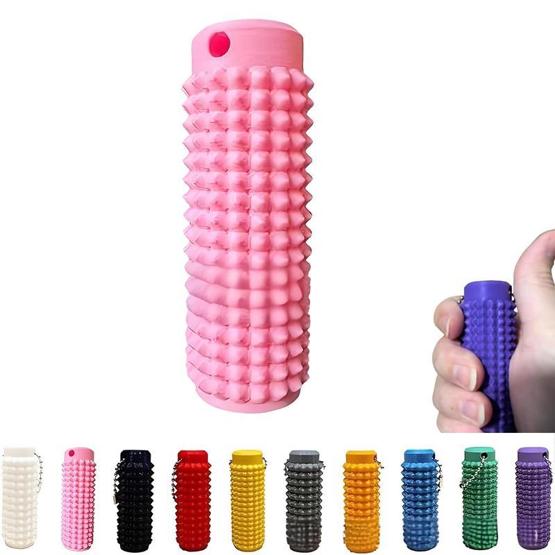 Little Ouchies Grippie Portable Vibrant Colors Stim Tool with Firm Plastic Spikes for Anxiety & Stress Relief, Clip to Keys for On-the-Go Comfort Pain Stimulation Impulse Management