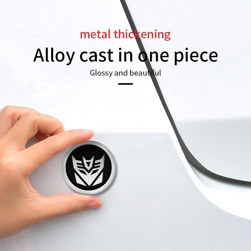 1Pc Car 3D Car Stickers Autobots and Decepticons Transformer Badge Decepticon Emblem Tail Decal Cool Autobots Car Styling Car Accessories Automotive Exterior Decoration and Personalized Ride Look