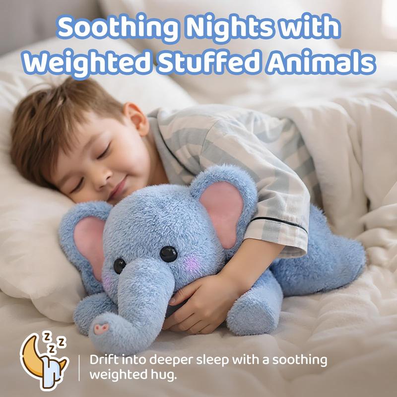 Removable Heating Pad – 5lb Weighted Mewaii Premium Plush, Microwavable & Freezable Stuffed Animal, Hot & Cold Cuddle Toy for Stress Relief