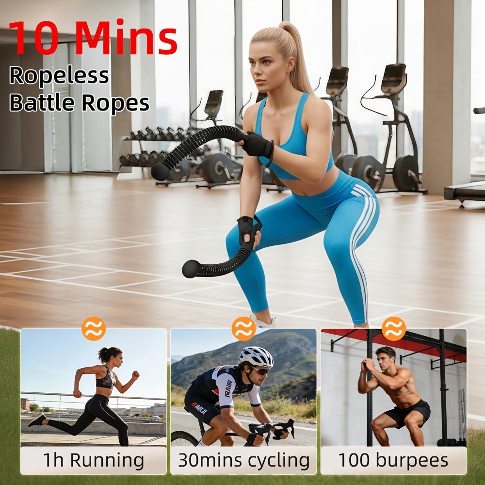 Weighted Cordless Jump Rope Set | Silent Home Gym Workout Kit