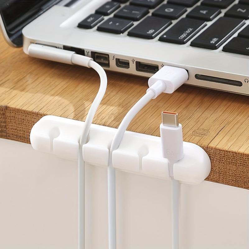 A desktop data cable storage and organization device, a charging desktop cable protector for cable storage and organization, Desk Organizer Tidy