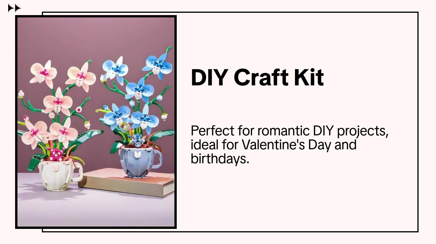 Flowers Bouquet Flower 567PCS Building Blocks Set Block Bonsai Plant Model Bricks Romantic DIY Valentine's Day Birthday Gift Creative Building Block Sets