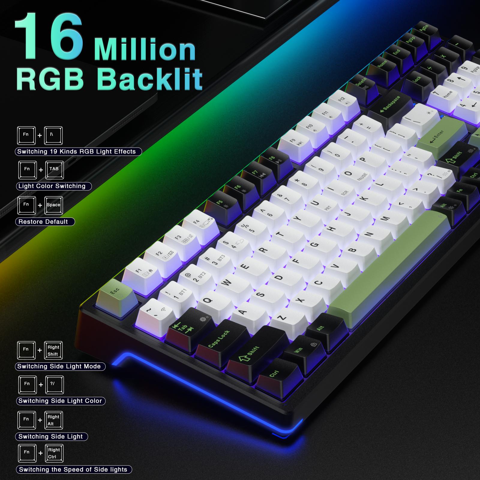 AULA F98X Wireless Full Size Mechanical Gaming Keyboard, Magnetic Switch, RGB Backlit, Tri-Mode BT5.0/2.4GHz/USB-C, Gasket Hot Swappable, Bluetooth office computer keyboard boyfriend gift game keyboard computer accessories TikTokShopfalldealsforyou AULA F98X Wireless Full Size Mechanical Gaming Keyboard, Magnetic Switch, RGB Backlit, Tri-Mode BT5.0/2.4GHz/USB-C, Gasket Hot Swappable, Bluetooth office computer keyboard boyfriend gift game keyboard computer accessories TikTokShopfalldealsforyou