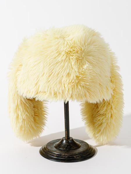 Cute Long Bunny Ear Plush Hat, Warm Ear Protection, Halloween Party Costume, Thickened Fisherman Cap, Fashion Street Accessory, Funny Bunny Hat