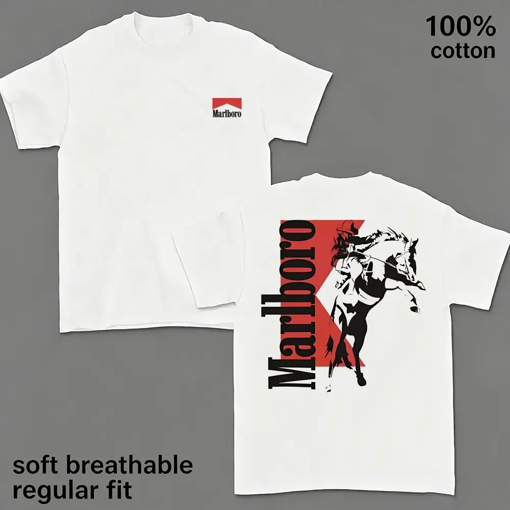 (230g) Unisex 100% Cotton Graphic T-Shirt – Casual Street-Style Short-Sleeve Top, Soft & Breathable Crew Neck – Classic Everyday Wear