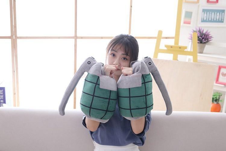 In Stock My Hero Academia Bakugo Katsuki Plush Toy Cosplay Gloves Cuff Arm Wrist Band Power Bracer Grenades Stuffed Toy For Kids