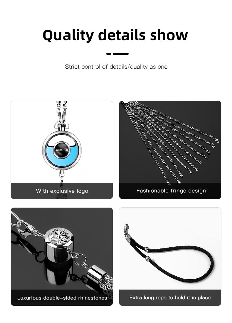 1Pcs Car Perfume Pendant Air Freshener Hanging Perfume Diffuser For Mercedes Benz AMG GLE GLS CLA CLE GLC CLS GLA W223 W213 W206 W464 W247 W167 W166 W222 W205 W204 W177 W246 W212 W221 W463