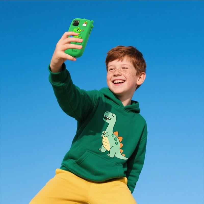 Fuffi Smartphone 2.4-Inch Screen, Android Os, 600mah Battery, Dual Sim Slot, Clock Calculator Flashlight, Early Education Music Features, Mini Phone, Android Cell Phone