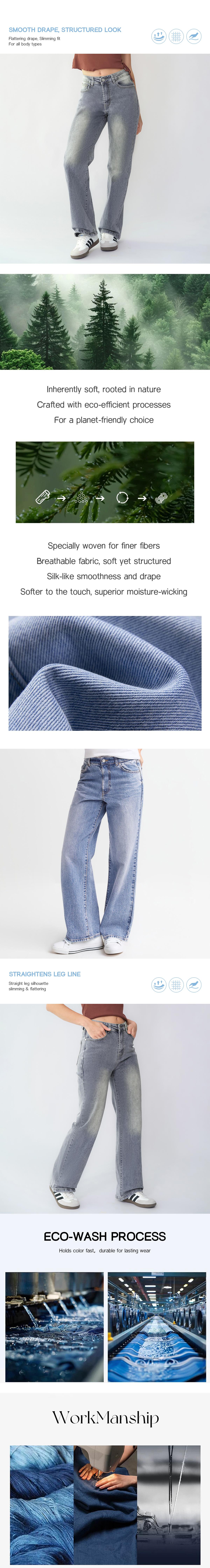 KatchMe Women's Minimalist High Waist Stretch Wide Leg Jeans, Casual Multi-Pocket Denim Trousers for Women, Classic Lady's Bottoms, Street Womenswear (US) KatchMe Women's Minimalist High Waist Stretch Wide Leg Jeans, Casual Multi-Pocket Denim Trousers for Women, Classic Lady's Bottoms, Street Womenswear (US)