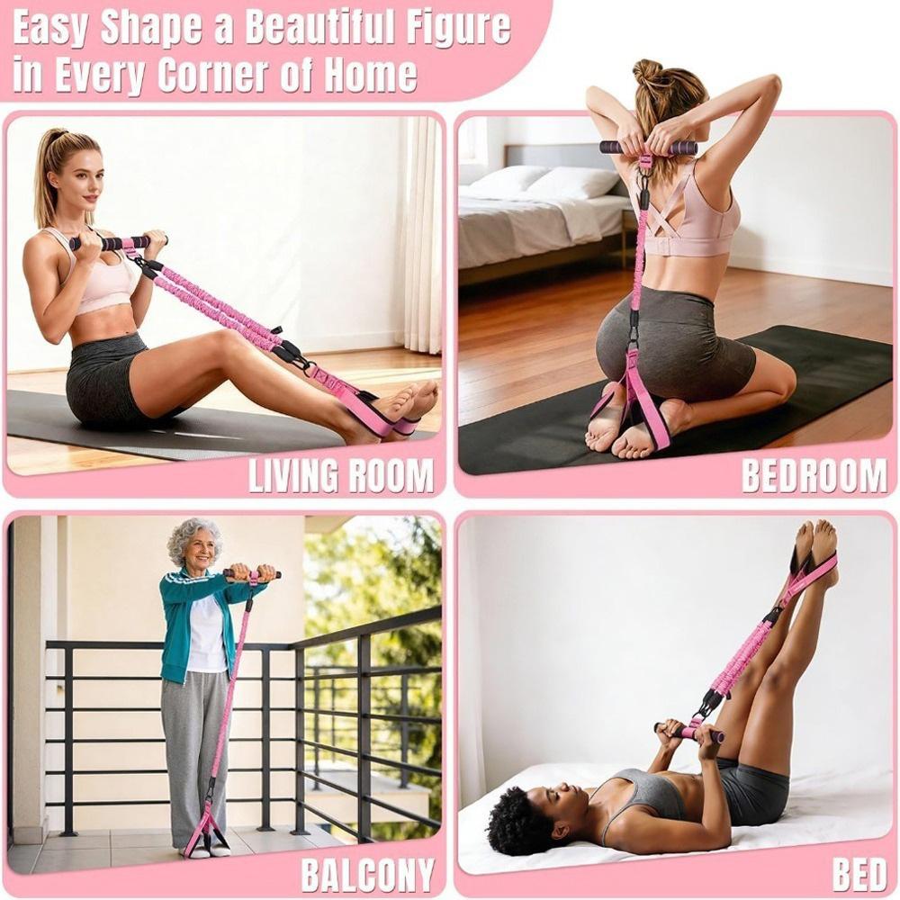 Multi-Functional Pedal Resistance Training Set with Pedal Straps & Foam Handle - Full Body Toning - Perfect for Living Room, Bedroom & Bed Workouts, Must-Have for Home Fitness, Fitness Training Band, Exercise Equipment