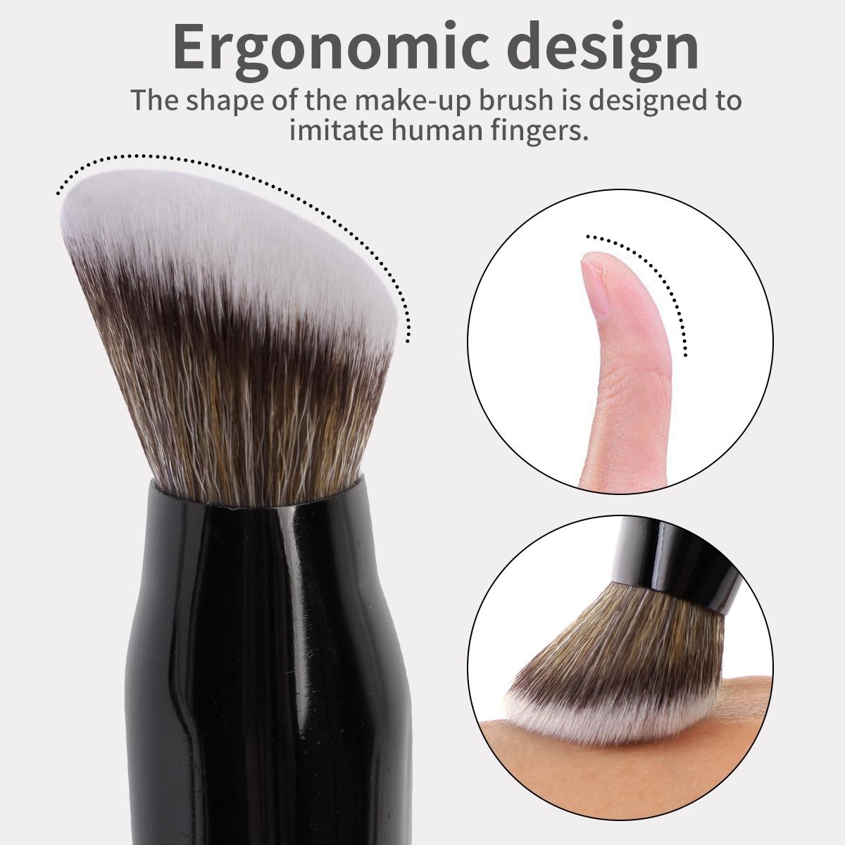 MAANGE Professional Makeup Brush Set, 4 Counts/set Versatile Soft Makeup Brushes for Foundation, Eye Shadows, Brushes with Comfortable Grip, Highlighter Brush, Trending Makeup #TOP PICKS