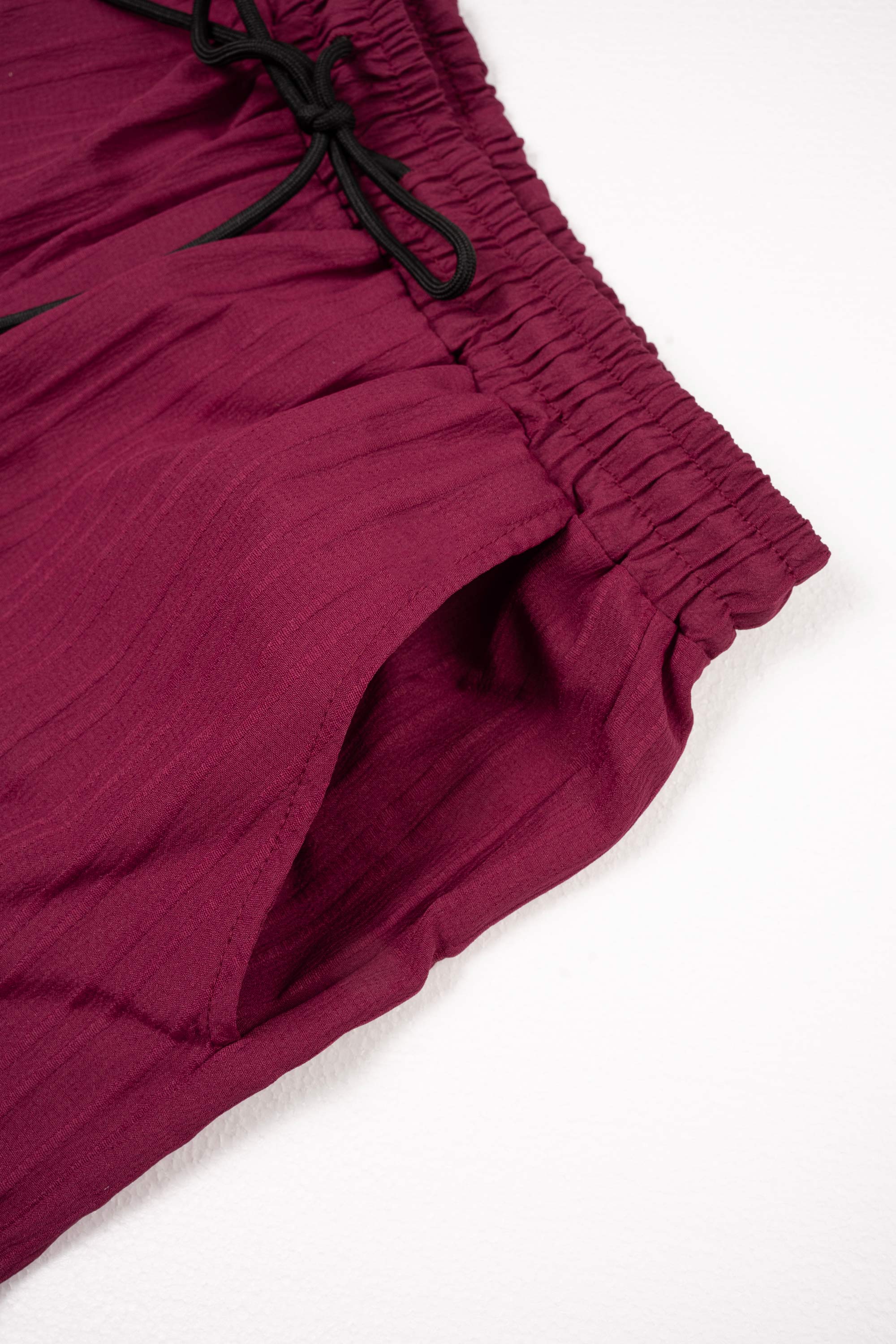 KZZ Men's Maroon Button-Front Shirt & Drawstring Pocket Trousers Set - Casual Short Sleeve Fitted Shirt & Elastic Waist Trousers for Summer Wear - Formal Menswear, FallFreshness Shortsleeve christmas gifts for him SpringStatements