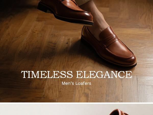 Bruno Marc Men's PU Leather Penny Loafers with Memory Foam Insole - Slip-On Walking Shoes for All Seasons