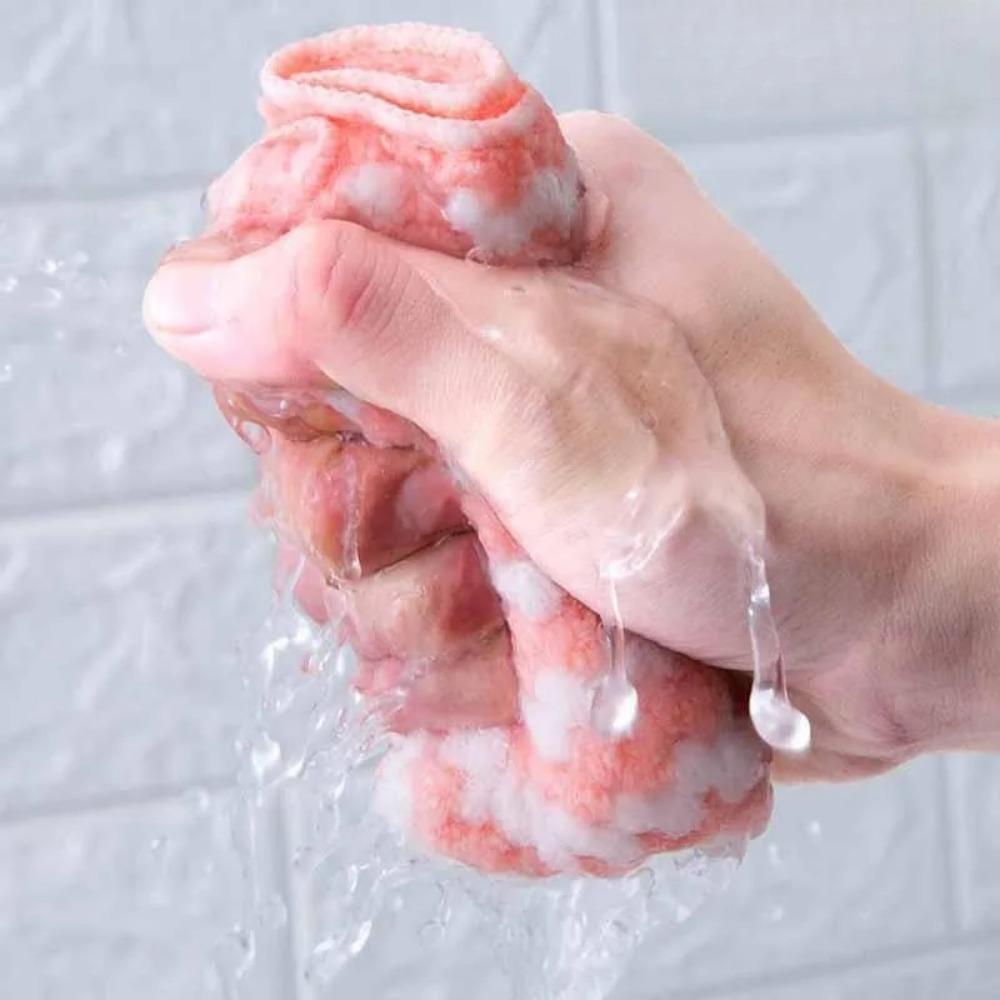 Ultra-Absorbent Microfiber Dish Cloths - Thickened Dual-Side for Kitchen, Bathroom & Restaurant Cleaning. Fast-Drying, Anti-Bacterial & Grease-Proof. Durable Multi-Surface Scrubber for Home & Commercial Use.