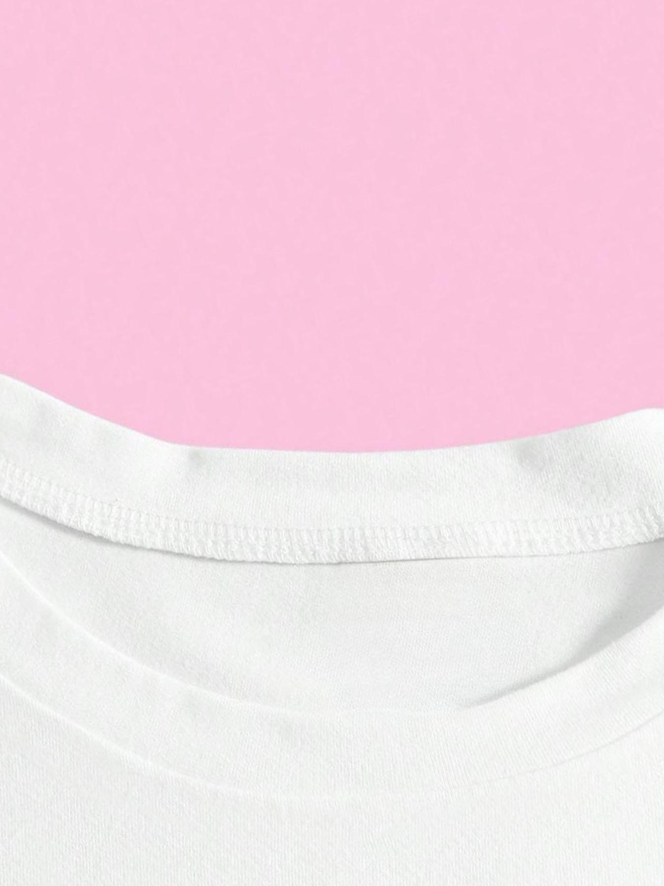 Women's Queen of Hearts Print Crop Top, Casual Slim Fit Short Sleeve Tee, Y2K Trendy Graphic T-Shirt for Streetwear, Daily Wear, Going Out & Summer Outfits