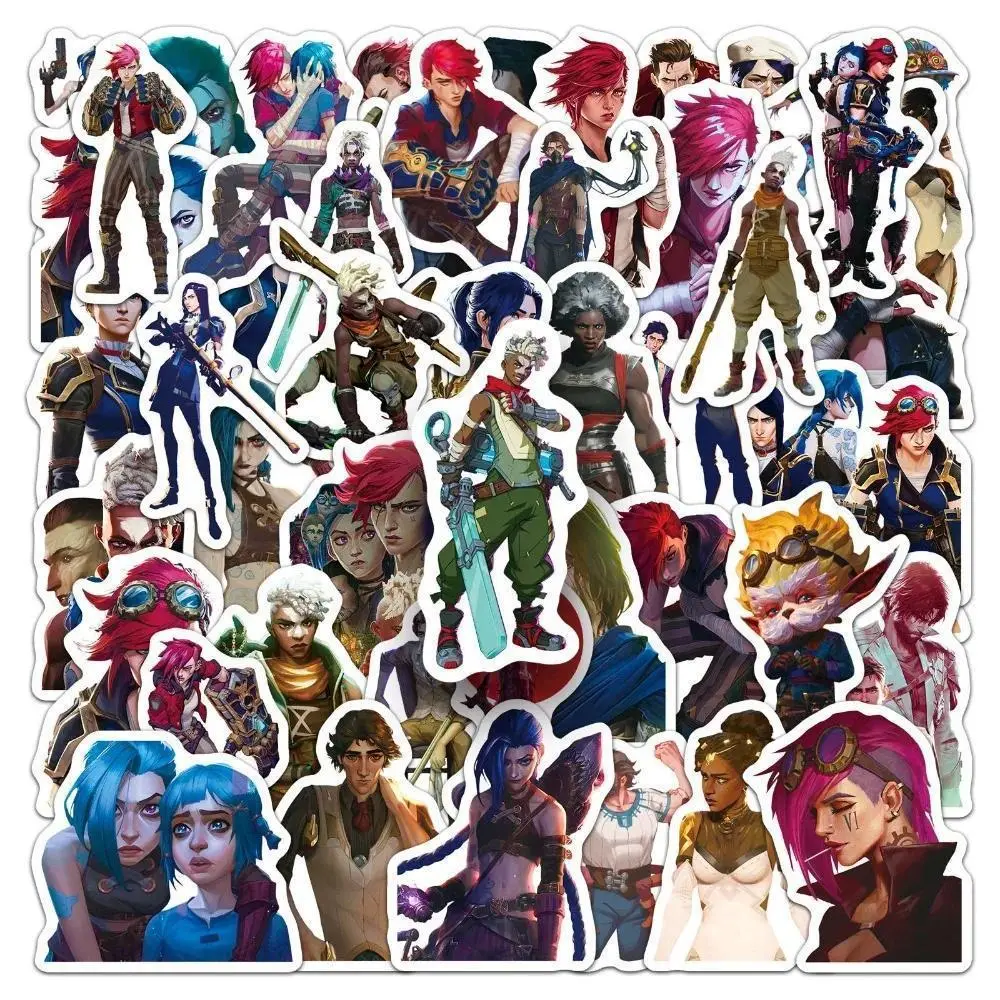 2026 New hot item 50pcs Creative Animated Arcane Graffiti Stickers Suitcase Stationery Laptop Computer Guitar Cell Phone DIY Decorate Decals