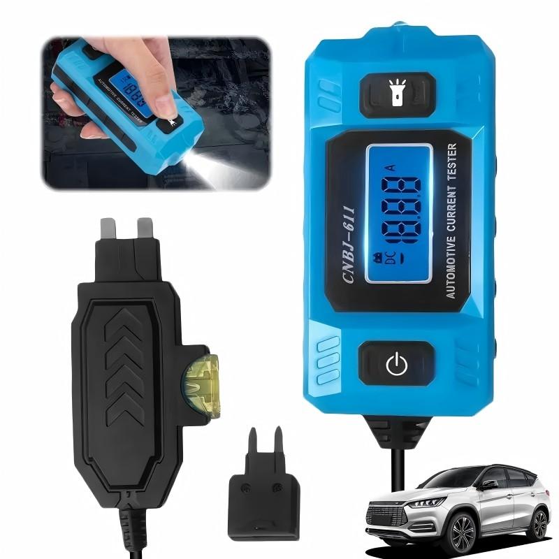 Automotive Circuit Detector (with Battery), Automotive Current Tester, Circuit Measuring Instrument, Max 48V Fuse Tester, Automotive Tester, Fault Testing Tools
