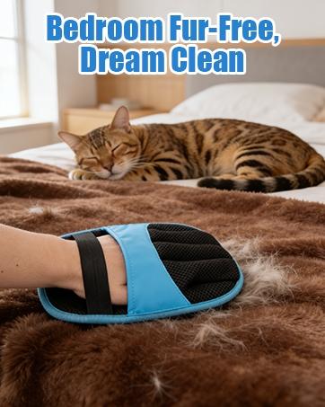 Pet Hair Removal Gloves, Static Magic Brush for Dogs and Cats, Reusable Pet Hair Remover for Furniture, Clothes, Carpets, Car Seats