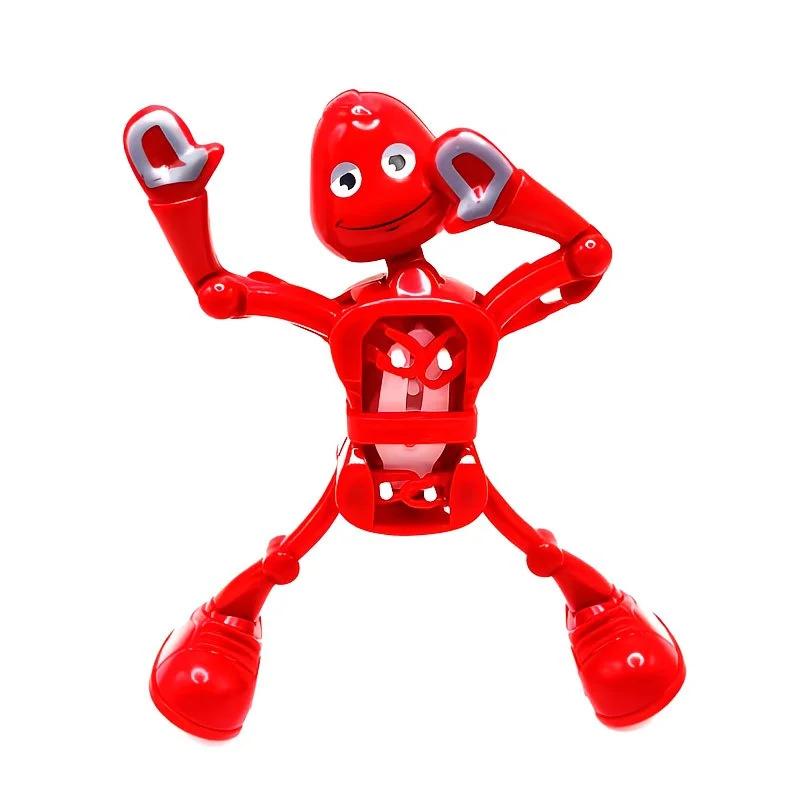 1pc Realistic Dancing Robot, Wind-Up Spring Design, Funny Split Pose, Fun Swinging Ornament, Creative Holiday Gift