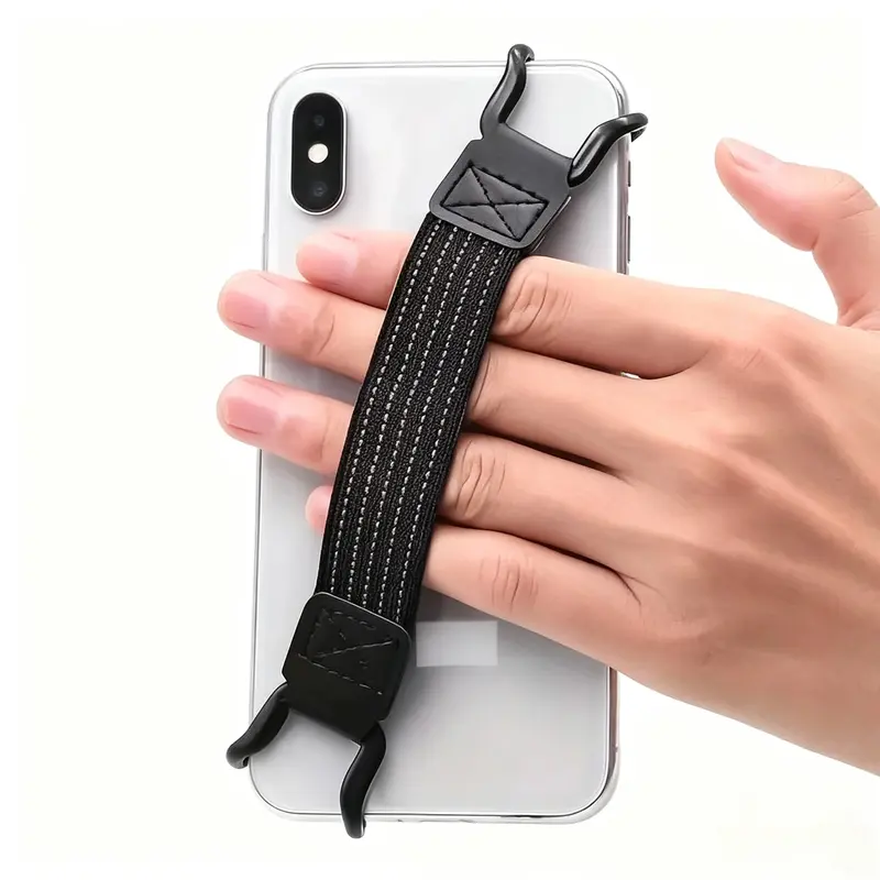 Anti-fall Phone Strap, Adjustable Phone Strap, Elastic Phone Back Strap, Single-handed Operator Anti-fall Buckle, Phone Back Tie, Phone Accessories for Home & Office, for Phone Wrist Strap, Phone Strap Holder, Cellphone Accessories